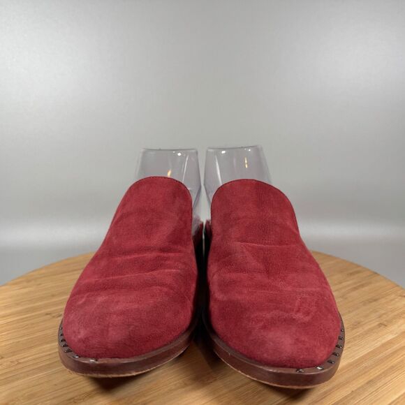 Sam Edelman‎ Lewellyn Red Suede Mule Women's Shoes Size 7.5 - Picture 2 of 6